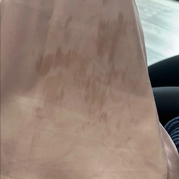 Satin Pink Lace Trim Dressing Gown - Picture 7 of 7